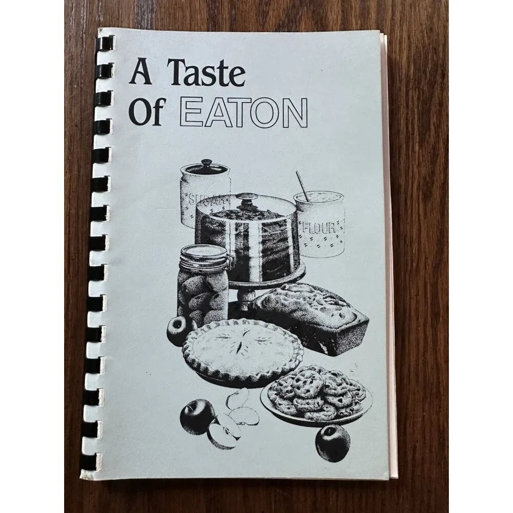Vintage 1980s A Taste Of‎ Eaton Consolidated Controls Cookbook Bethel CT